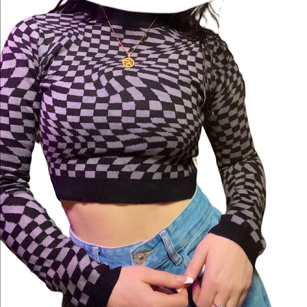 GARAGE ‘optical illusion’ top